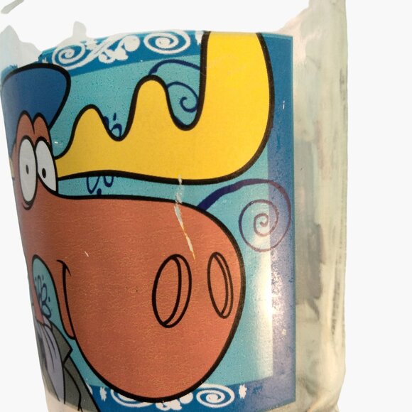 The Adventures Of Rocky  Bullwinkle Glasses 1 2 Bama Vintage Universal Studios - Picture 14 of 14